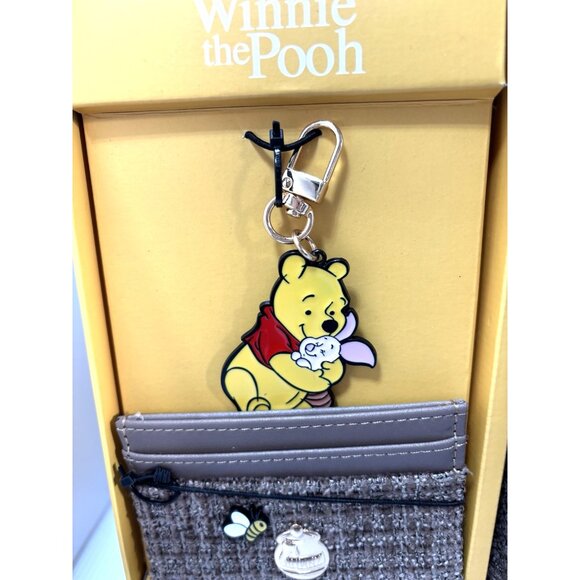 Disney Trip Winnie The Pooh 3pc Gift Set Cute Mini Backpack ID Card And Keychain - Picture 10 of 12